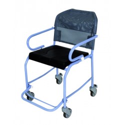 Fauteuil de douche Nouméa avec roulettes fixe poids 11 kg - NOUMEA80