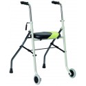 Rollator Actio 2 Largeur hors tout de 55 cm léger 5 kg hauteur de 74 à 100 cm - 1513721