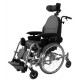 Fauteuil roulant manuel Weely tres confortable capacite de charge de 140 kg - FMW10