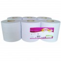 Papier toilette blanc MINIROL 2x15.5g/m² - Carton de 12 rouleaux - 2 plis - 180m - I351LMR