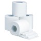 Papier toilette compact 2x15.5g/m² - Carton de 18 rouleaux - 2 plis blanc 500 formats - 10x11cm - I232LFM
