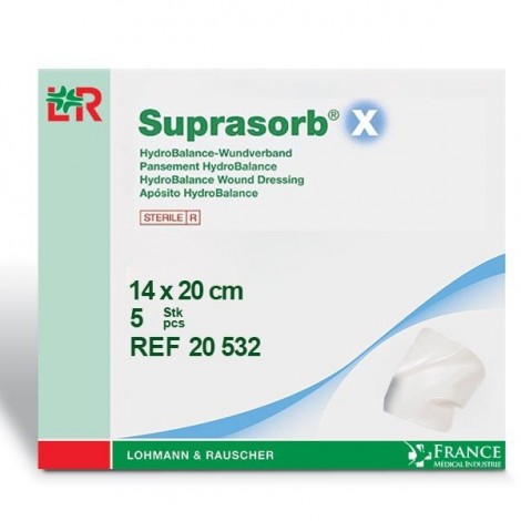 Pansement HydroBalance Suprasorb®X 14x20cm Boite de 5-20532