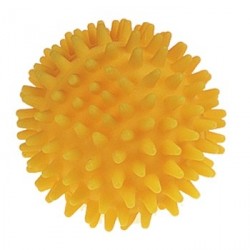 BALLE HÉRISSON JAUNE 8 CM LA PAIRE Massage corporel relaxant-2210