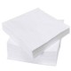 Serviette de table pure ouate 2x17g/m² - Paquet de 3000 - 2 plis - 30x30cm - NH412BL