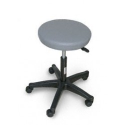 Tabouret Médical réglable en hauteur, assise simili cuir et pieds en plastique - OTA007